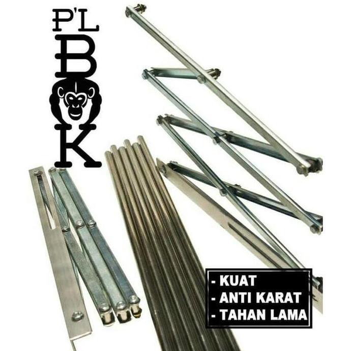 JEMURAN DINDING LIPAT STAINLESS/JEMURAN STAINLESS LIPAT