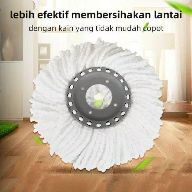 ATHHINE SHENAR KAIN REFIL SPIN MOP MICROFIBER / KAIN PEL SPIN MOP