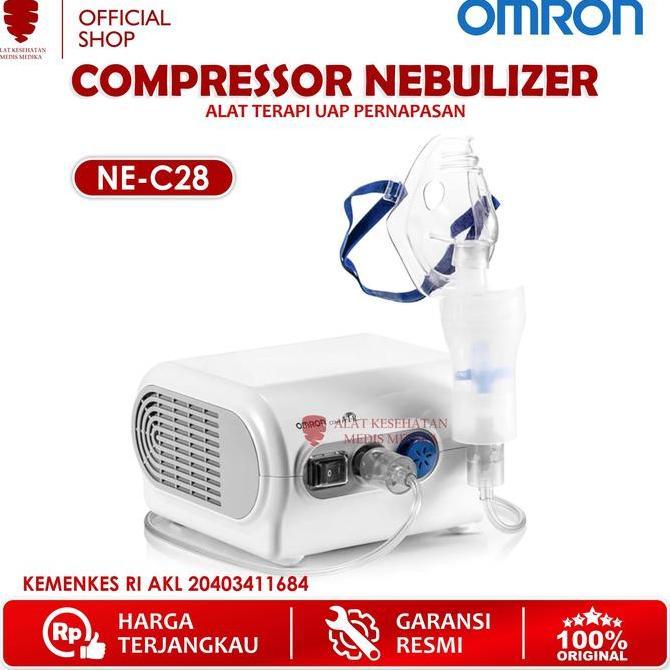 Endangseller - Compressor Nebulizer Alat Uap Terapi Pernafasan Alat Bantu Asma Omron Medis nebulizer