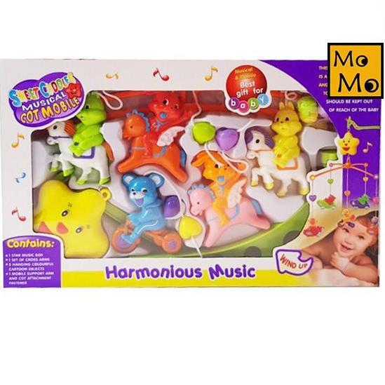 TERLARIS MUSICAL MOBILE BABY MOTIF WARNA RANDOM - MAINAN GANTUNG PUTAR BAYI BESAR