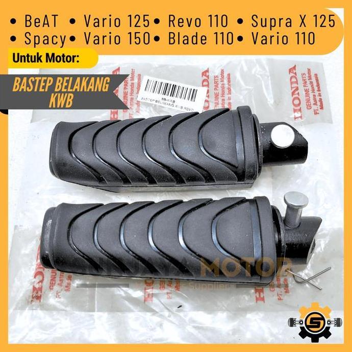 DAELOOS - BASTEP BELAKANG KWB FOOTSTEP BELAKANG PIJAKAN KAKI ORIGINAL HONDA BEAT FI VARIO 110 KARBU 