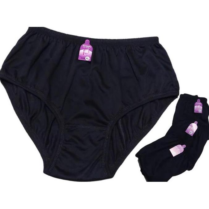 Wagee- Celana Dalam Wanita Jumbo Hitam Big Size Polos Katun Cd Jumbo Cd Ibu Hamil Xxxl Xxl Cd Wanita