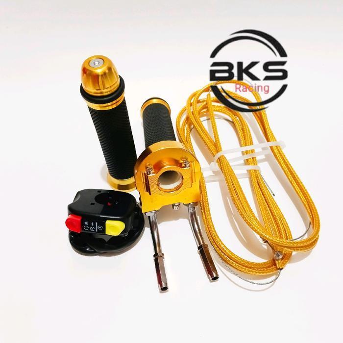 Gas Spontan Kabel 2 ( Universal ) Panjang Kabel 180Cm Bisa Untuk Semua Motor Nmax.Aerox.Pcx.R15.Satr