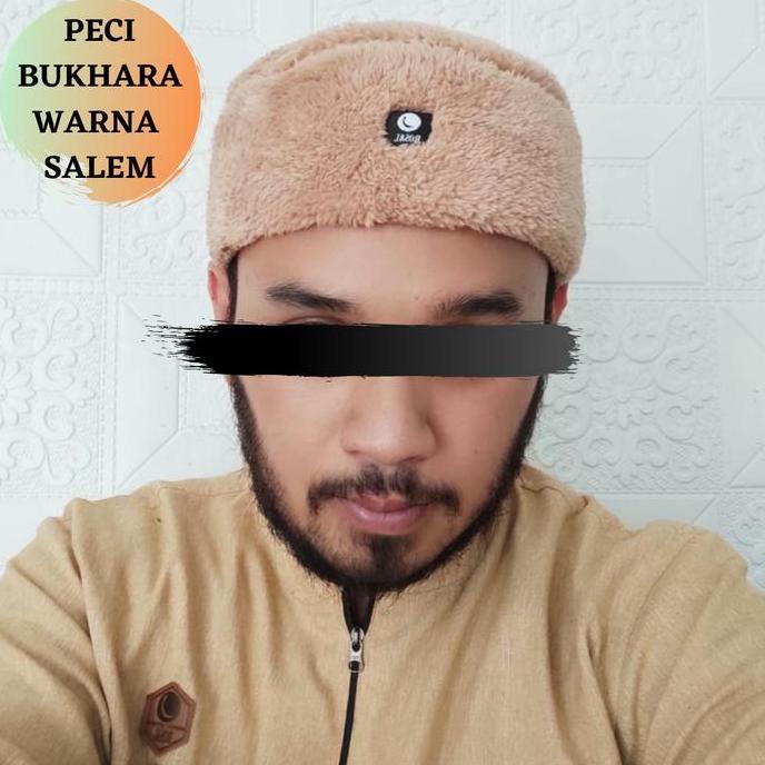 Wekup Peci Songkok Bulu / Peci Turki / Peci Bukhara / Peci Bulu Rusia