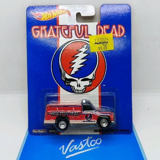 Hot Wheels Grateful Dead Truck Hotwheels Pop Culture BDT04 Toy Diecast Car Real Riders Ban Karet