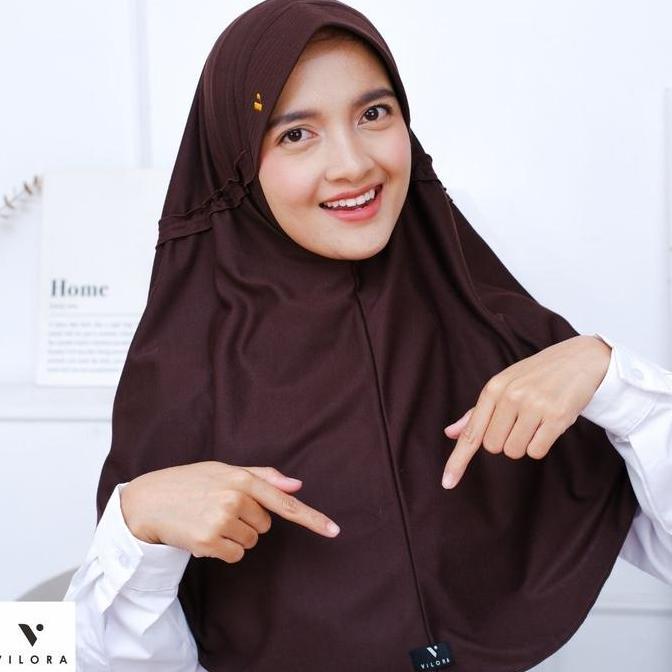 Chiusura- Kerudung Sekolah Original Vilora Sd Smp Sma