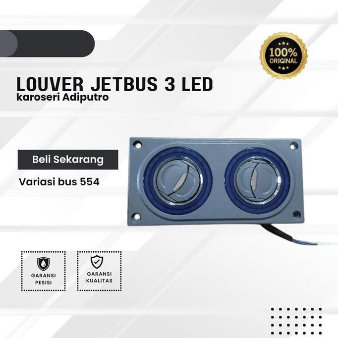 Louver Lover Lower Lubang Kisi Ac Mini Bus Elf Jetbus Truk 5 Cm Abu-Abu Coklat Air Ventilasi Tutup A