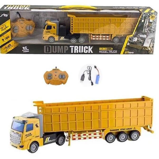 badawali_lembah - mainan anak mobil remote control truk pasir besar skala 1:16 baterai perempuan toy