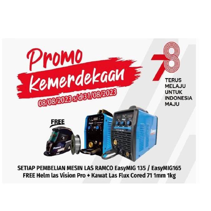RAMCO MESIN LAS INVERTER MMA EASYMIG 135A