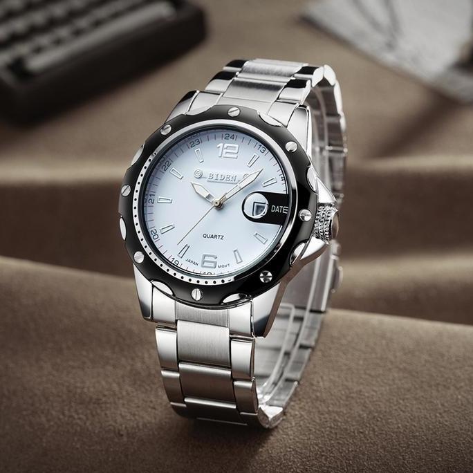 Cloknlok- 003Harga Telah Diganti, Cepat BeliBiden Jam Tangan Pria Olahraga Kuarsa Otomatis Date Tali