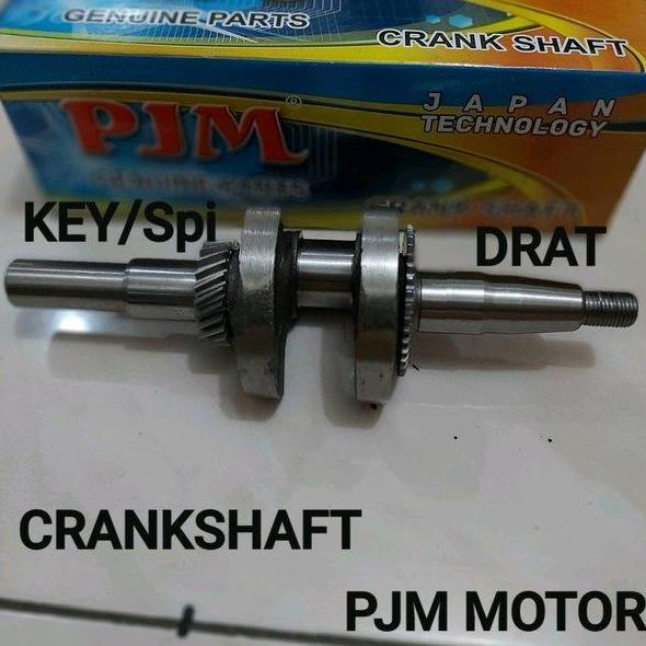 CRANKSHAFT KRUK AS KRO AS MESIN GX160 HONDA 5.5HP DRAT SPI ORIGINAL DAN TERPERCAYA