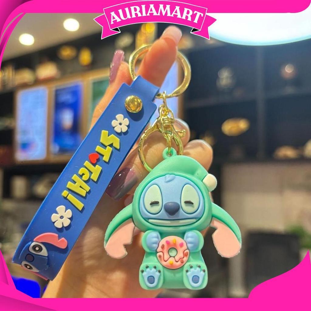 BD Gantungan Kunci Stitch Lilo Silikon Premium / Gantungan Kunci Stitch / Ganci Stitch / Gantungan K