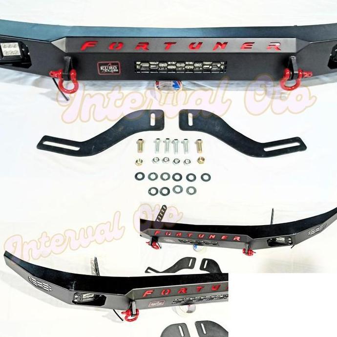 Towing Bumper Depan Mobil Fortuner 2012-2015 Tanduk Towing Custom Emboss Best Seller