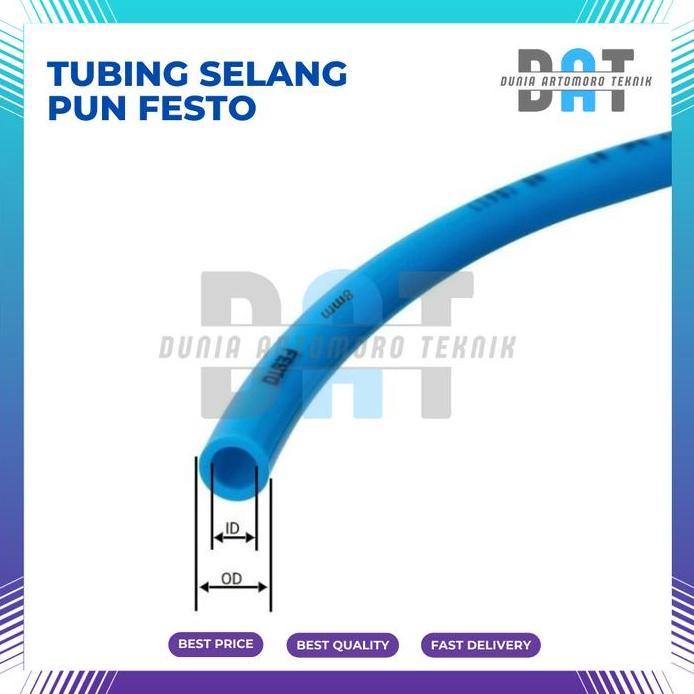 Selang Angin Festo Pneumatic Hose Plastic Tubing PUN 4 X 0,75-BL (PU)