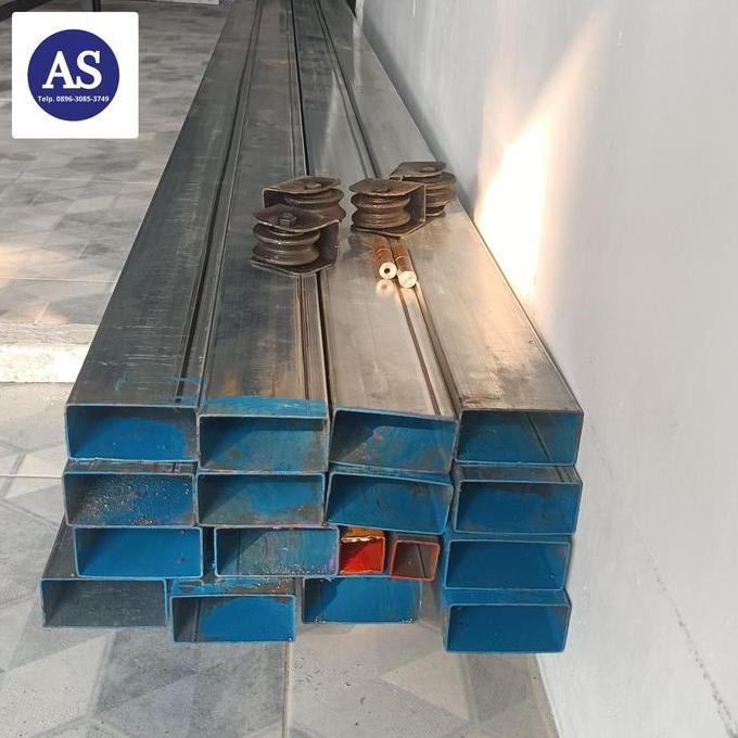 besi hollow 40x80 1.6mm galvanis