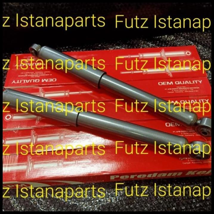 DISKON SHOCKBREAKER SHOCK BREAKER MERK APM SILVER TOYOTA AVANZA BELAKANG ORIGINAL ASLI 