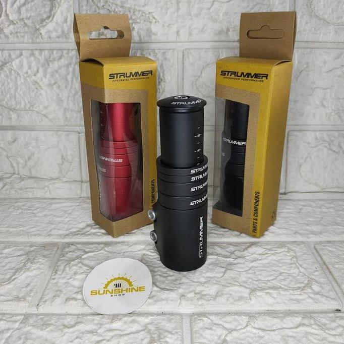 Adaptor Peninggi Stem Stang Handlebar STRUMMER Alloy Sepeda MTB Federal Fork Oversize 28.6mm