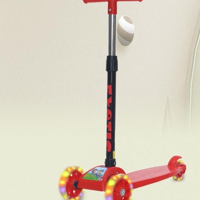 TERLARIS SCOOTER EXOTIC ET-HB013 MAINAN SKUTER ANAK MANUAL BAN LAMPU TERBARU