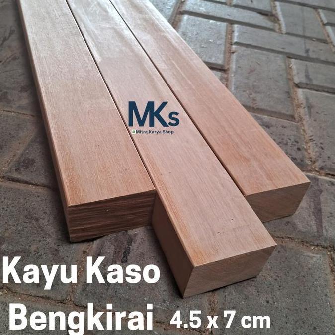 Kayu Kaso Bengkirai/4.5x7cm/Kaso/Fasad/Kisi-kisi/Partisi