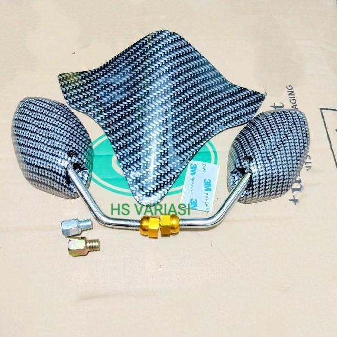 paket, visor windshield Honda beat fi Beat esp deluxe-2016-2021 ++ spion beat mini karbon chkrome Go