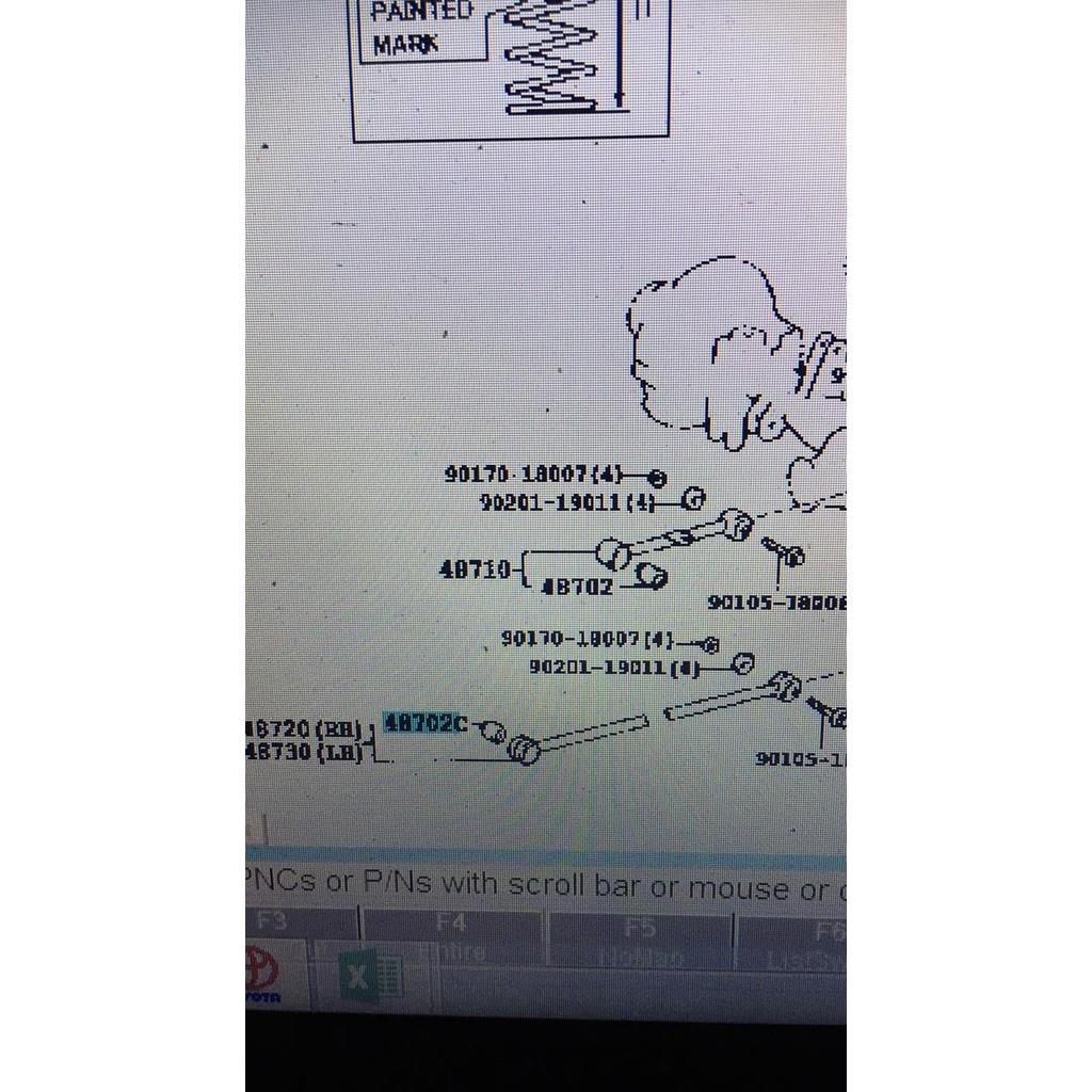 Bush Arm Bushing Lower Arm Belakang VX VX80 VX100 Original