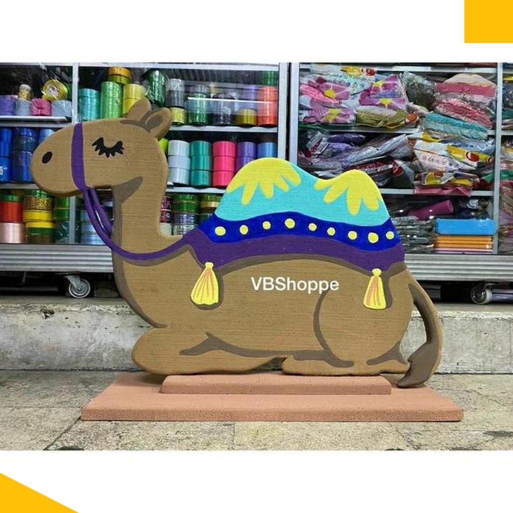 Super Jumbo 1M 1 Meter Pajangan Unta Lebaran Camel Idul Fitri Eid Mubarak Marhaban Ya Ramadhan Onta 