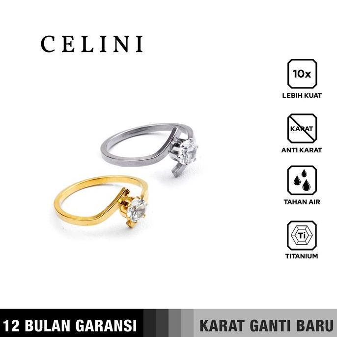 Sparkling- Emrys Premium Ring Celini Cincin Wanita
