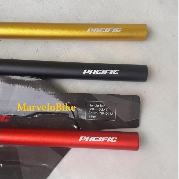 HandleBar Flat Bar Pacific Stang Sepeda Lipat MTB Pacific 25.4mm Lurus