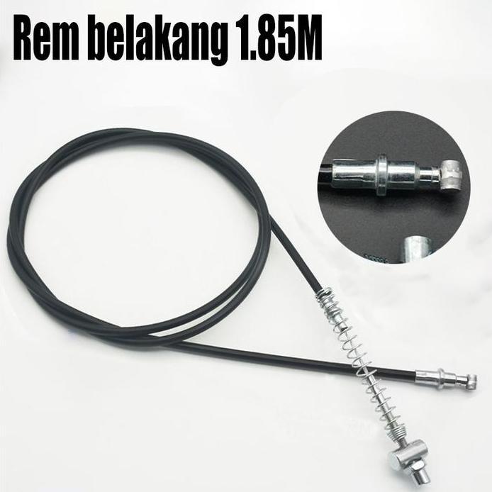 Tali Rem Sepeda 1.25/1.8m Kabel Rem Sepeda Depan Belakang Kabel Rem Sepeda Polygon