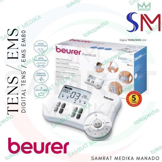 Digital TENS / EMS BEURER (Terapi Nyeri, Stimulasi Otot, dan Pijatan) DVS