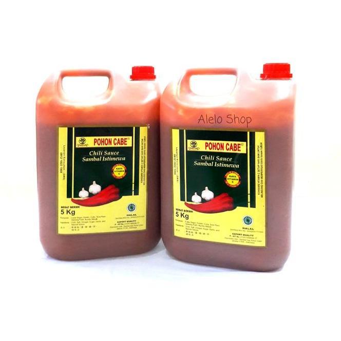 Sambal Saos Pohon Cabe Saus 5 Kg