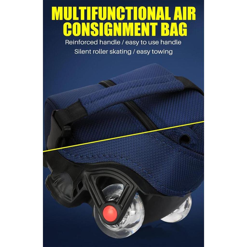 Pgm Tas Golf Travel Roda Compact Wheeled Golf Bag Lightweight Portable Tas Stik Golf