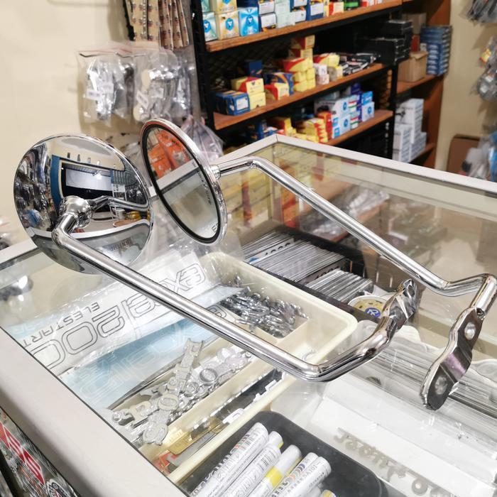 Spion Bulat Langsung Kaca Cembung Set Vespa Super Sprint Pts Px Ps Pxe Original Dan Terpercaya