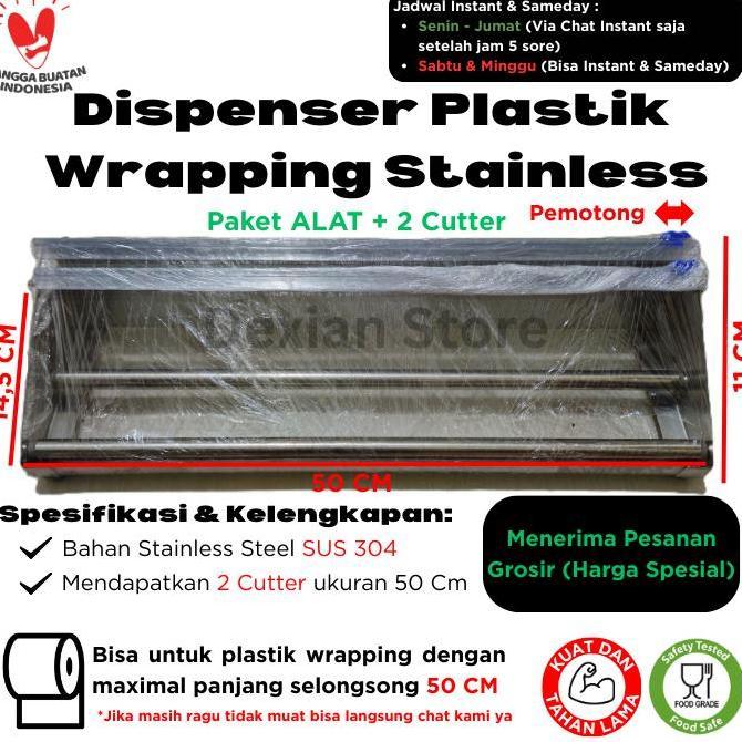 Xfood- Alat Pemotong Plastik Wrap (Dispenser Plastik Wrap)