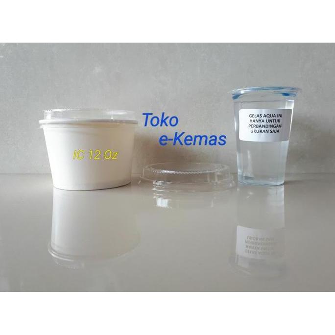 Gelas Kertas / Papercup es krim / Paper Cup Ice Cream 12 Oz LA