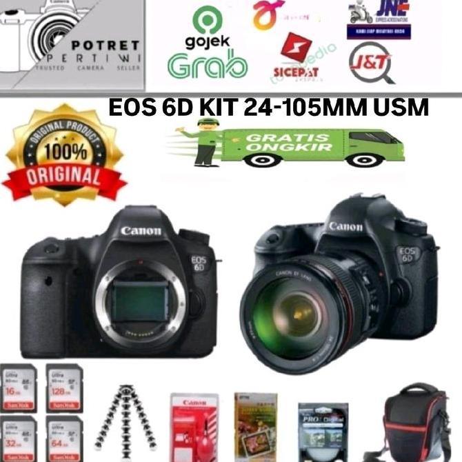 Lansungkirim- Canon Eos 6D Kit 24-105Mm / Kamera Dslr Canon Eos 6D Kit 24-105Mm