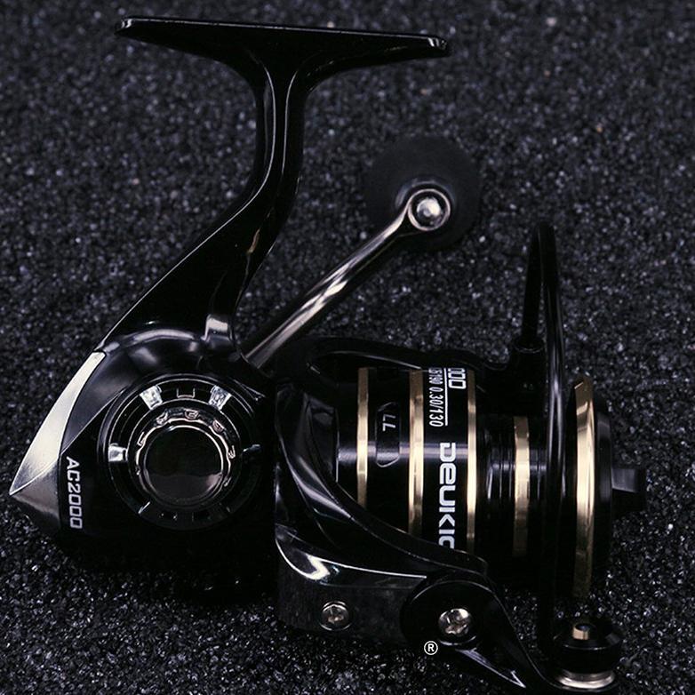 New Deals Reel Pancing Deukio Reel Spinning Saltwater Ac2000-7000 Fishing Reel 12Kg Max Drag 5.2:1 S
