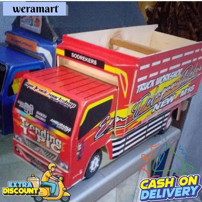 Pola Stiker Miniatur Truk Oleng Ukuran Jumbo