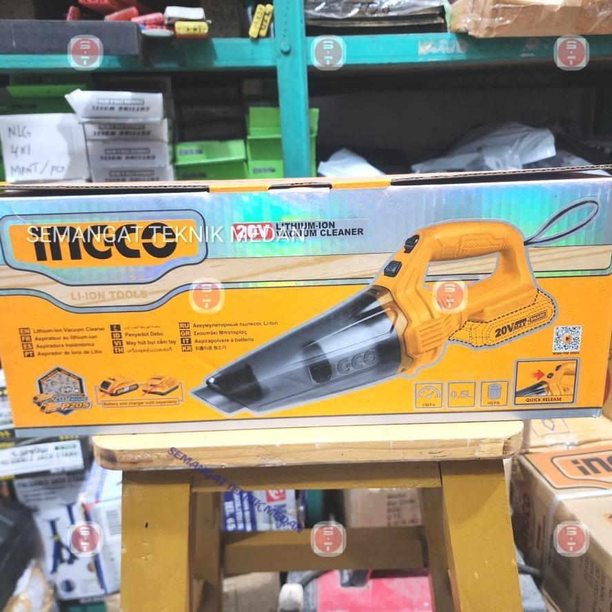 CVLI201261 VACUUM VACUM CLEANER CORDLESS HISAP DEBU 20V UNIT INGCO Vacum Cleaner