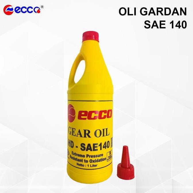 TERLARIS ECCO - OLI GARDAN ECCO HD SAE - 140 (1 LITER) UNTUK MOTOR RODA 3