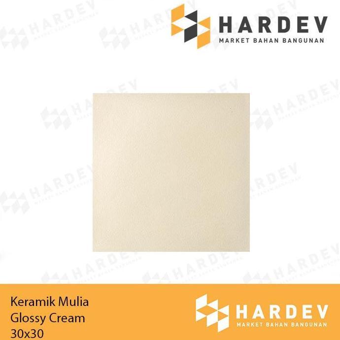 Keramik Mulia 30X30 Glossy Cream