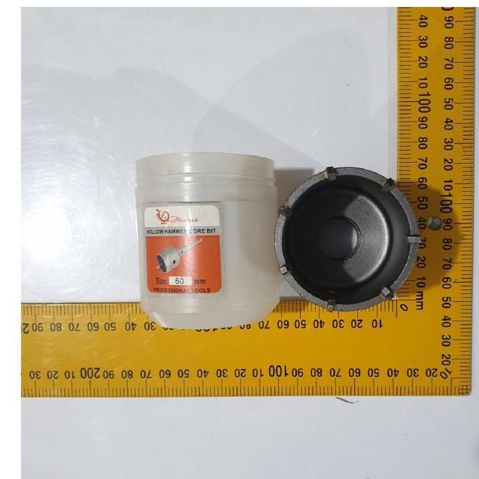 Hole Saw 60 Mm Beton Hollow Drill Core Bit Tct Wipro Flour