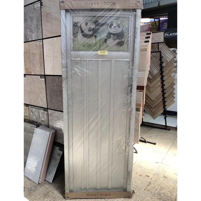 Pintu Kamar Mandi Galvalum Aluminium Merk Wadja