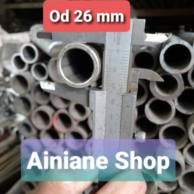 Pipa Besi Seamless Od 26 / Id 19 Mm Tebal 3 Mm Panjang 120 Cm