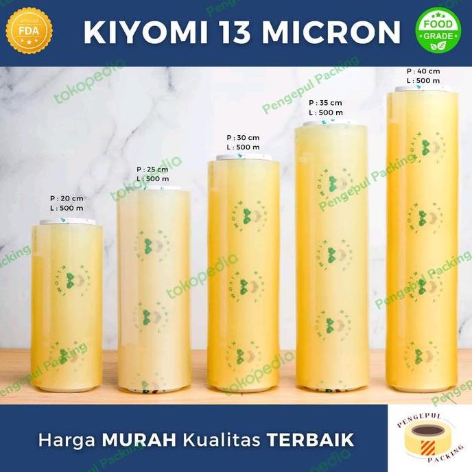 TERMURAH - PLASTICWRAP/PLASTIK WRAPPING/CLING WRAP/PEMBUNGKUS MAKANAN 500M KIYOMI