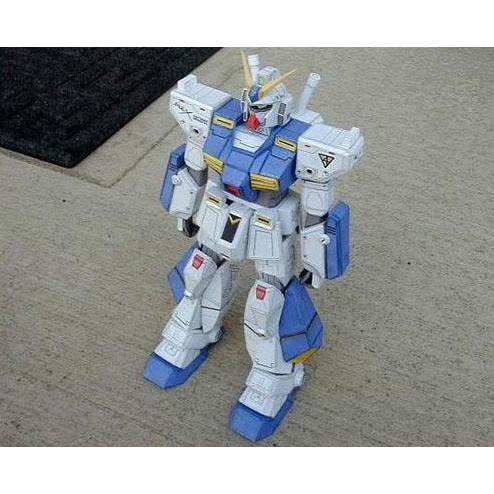 (Mainan Kertas) DIY Papercraft Gundam RX-78NT-1 Gundam Alex V2 BC Paper 160gsm