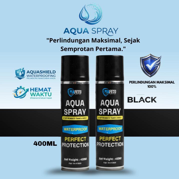 Aqua Spray | Seal And Protect | Cairan Anti Bocor | Rubber Sealant Spray 400Ml