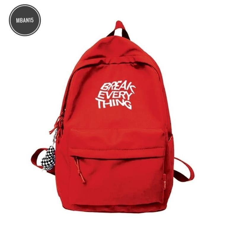 Tahan Lama  Tas Ransel Sekolah Break Everthink~Tas Ransel Soo~Tas Ransel Sekolah Pria Dan Wanita~Tas