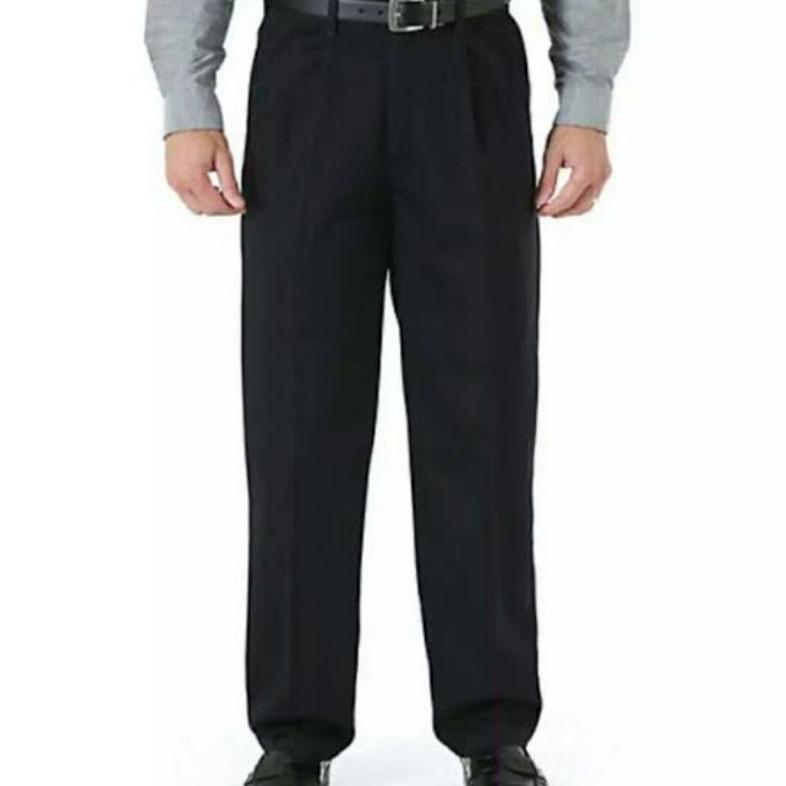 Terlaris Celana Formal Pria Kerja Standar Kantor Bahan Kain Teflon Size 27-40 Murah Adem Cadinal