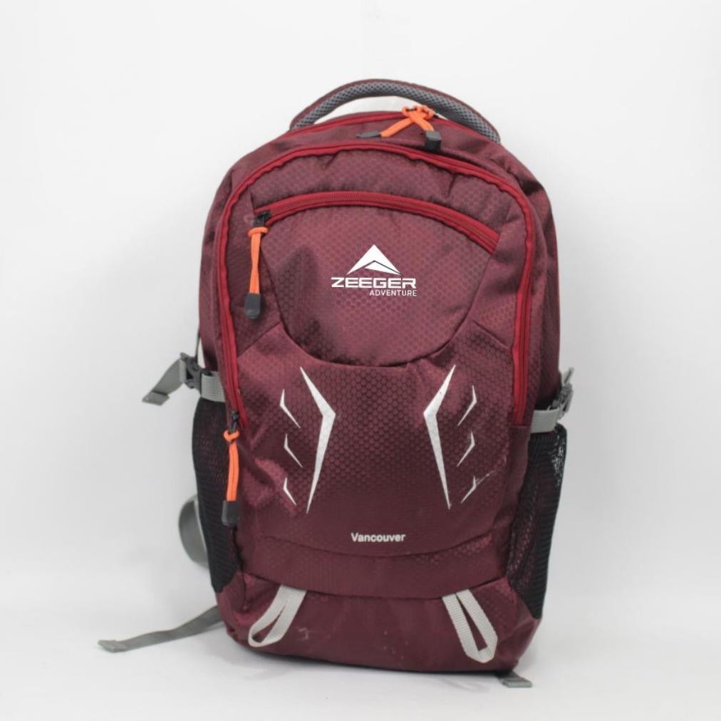 Awet Backpack-Daypack 30 Liter Arei Outdoor Bonus Coverbag + Dompet Kulit